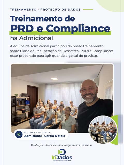 Treinamento de PRD e Compliance na Admicional