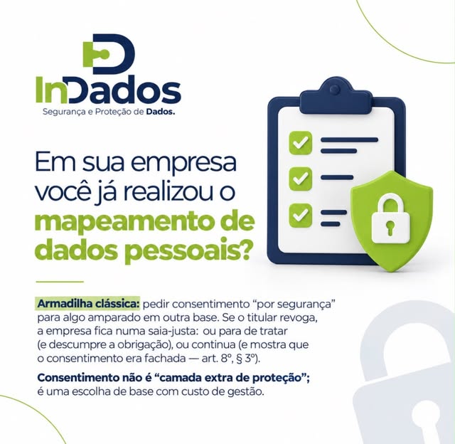 Sua empresa já fez o mapeamento de dados pessoais?